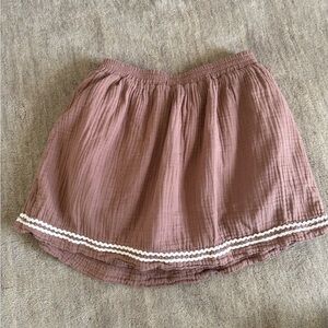 Girls Zara gauzy skirt/skort with cute details